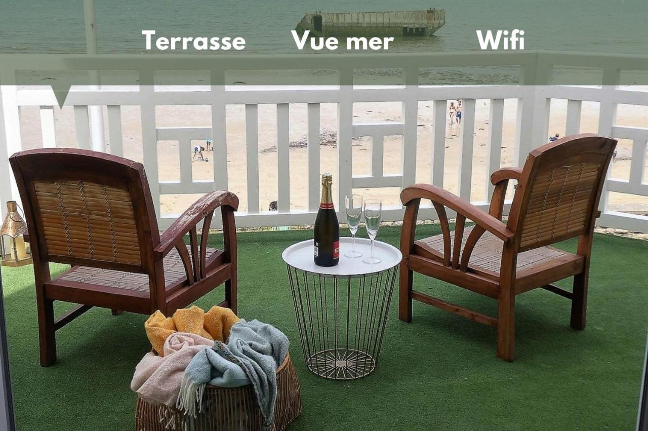 ארומנש-לה-באינס Appartement De Standing - Avec Terrasse Et Vue Mer מראה חיצוני תמונה