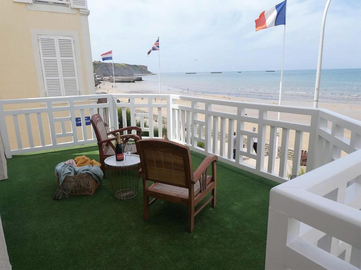 ארומנש-לה-באינס Appartement De Standing - Avec Terrasse Et Vue Mer מראה חיצוני תמונה