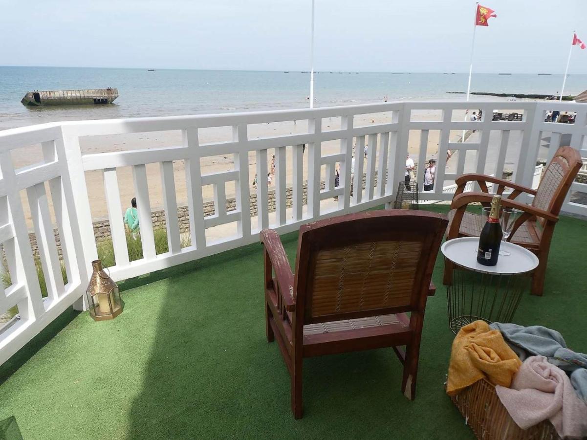 ארומנש-לה-באינס Appartement De Standing - Avec Terrasse Et Vue Mer מראה חיצוני תמונה